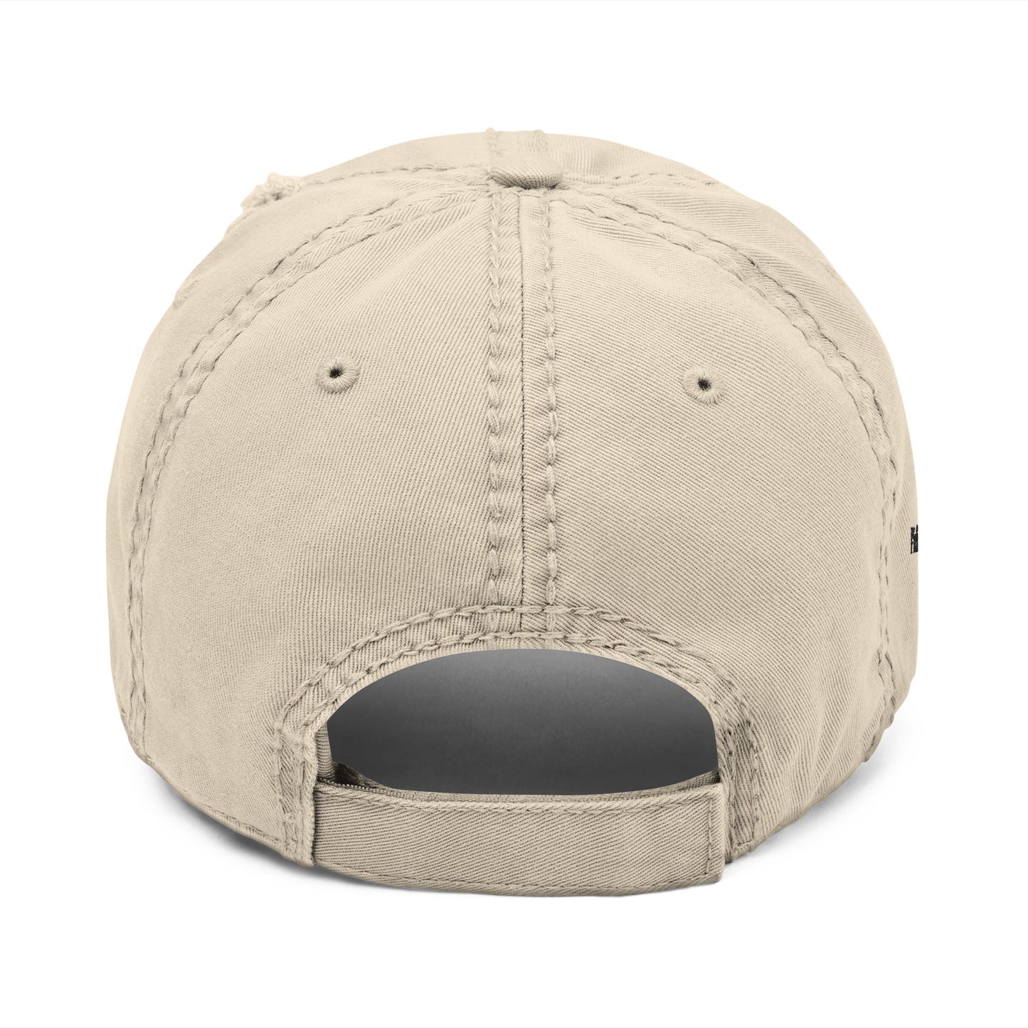 Distressed Dad Hat Khaki- Fiction for a Living, Casual Style, Gift for Writers, Vintage Look, Everyday Wear, Adjustable Cap