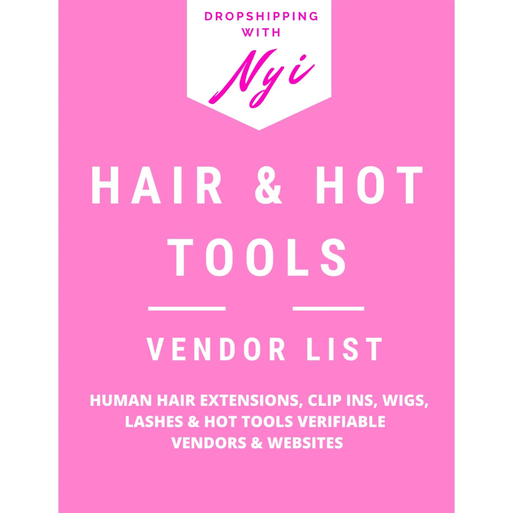 Hair & Hot Tool Vendor List