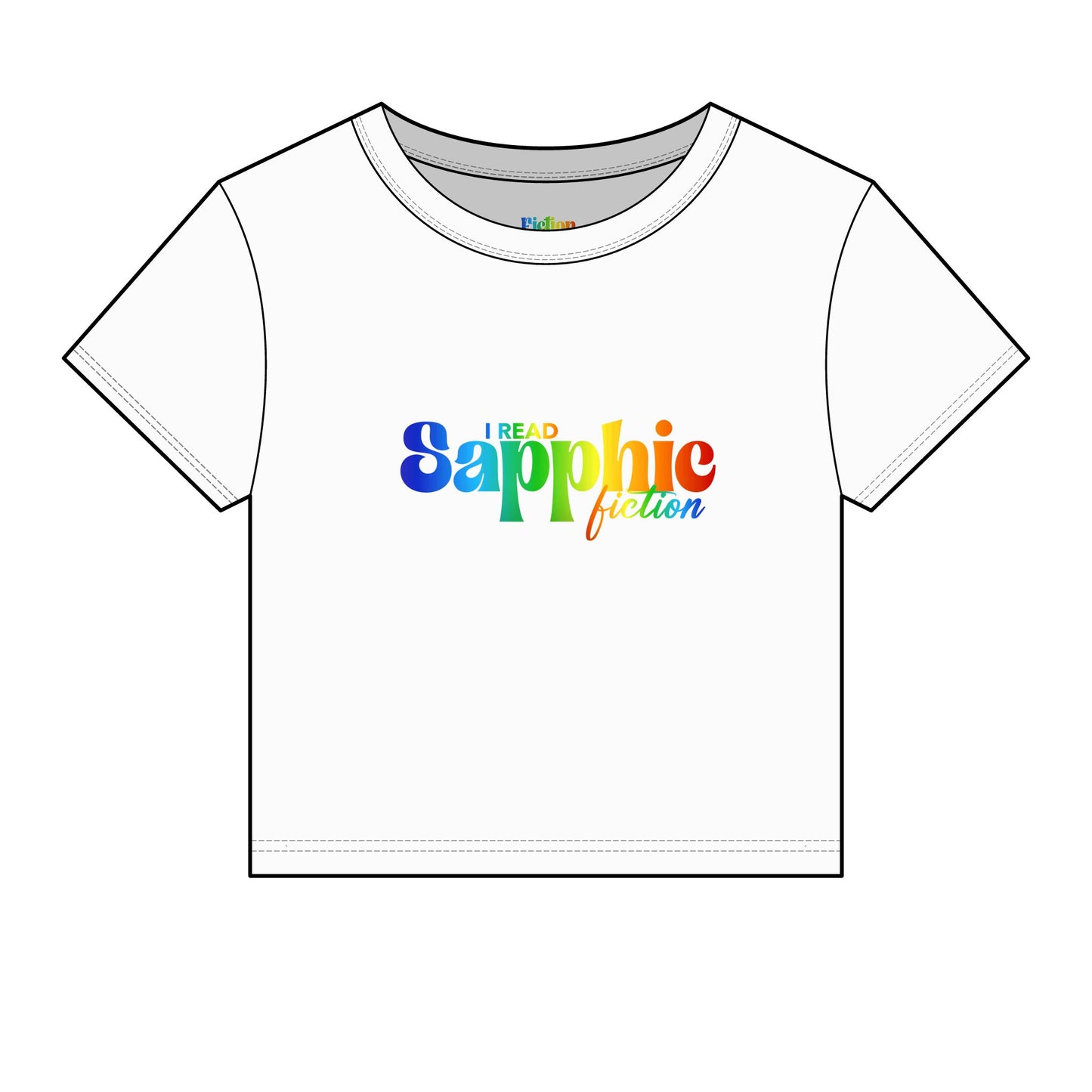 I Read Sapphic Fiction Women's Micro Rib Baby Tee