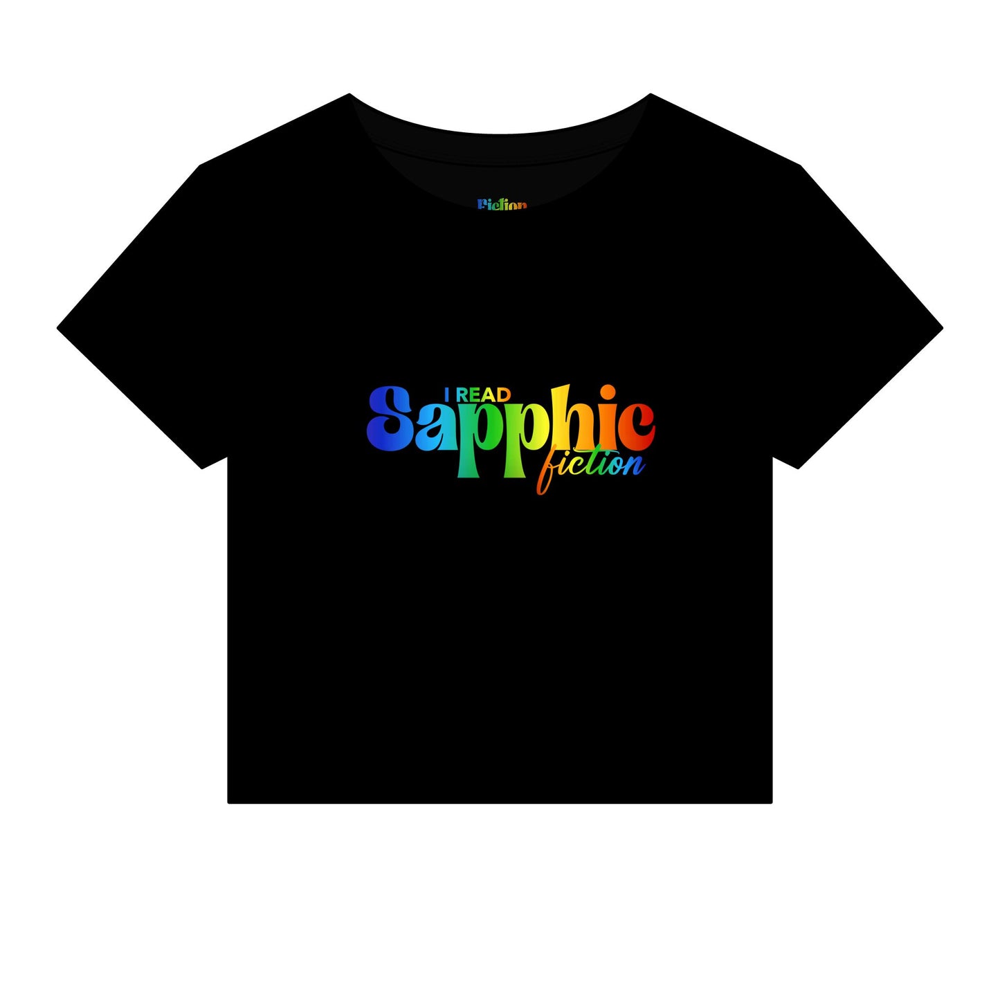 I Read Sapphic Fiction Women's Micro Rib Baby Tee