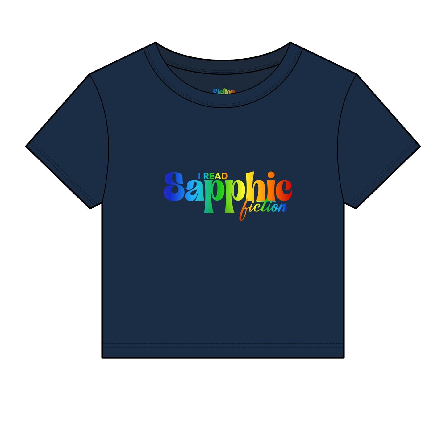 I Read Sapphic Fiction Women's Micro Rib Baby Tee